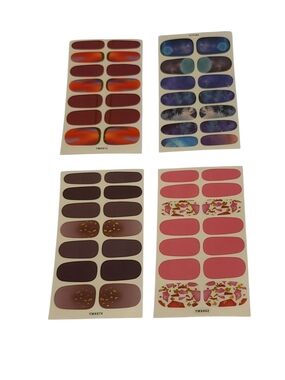 Peel-and-Stick Nail Wraps 4 Sets #2